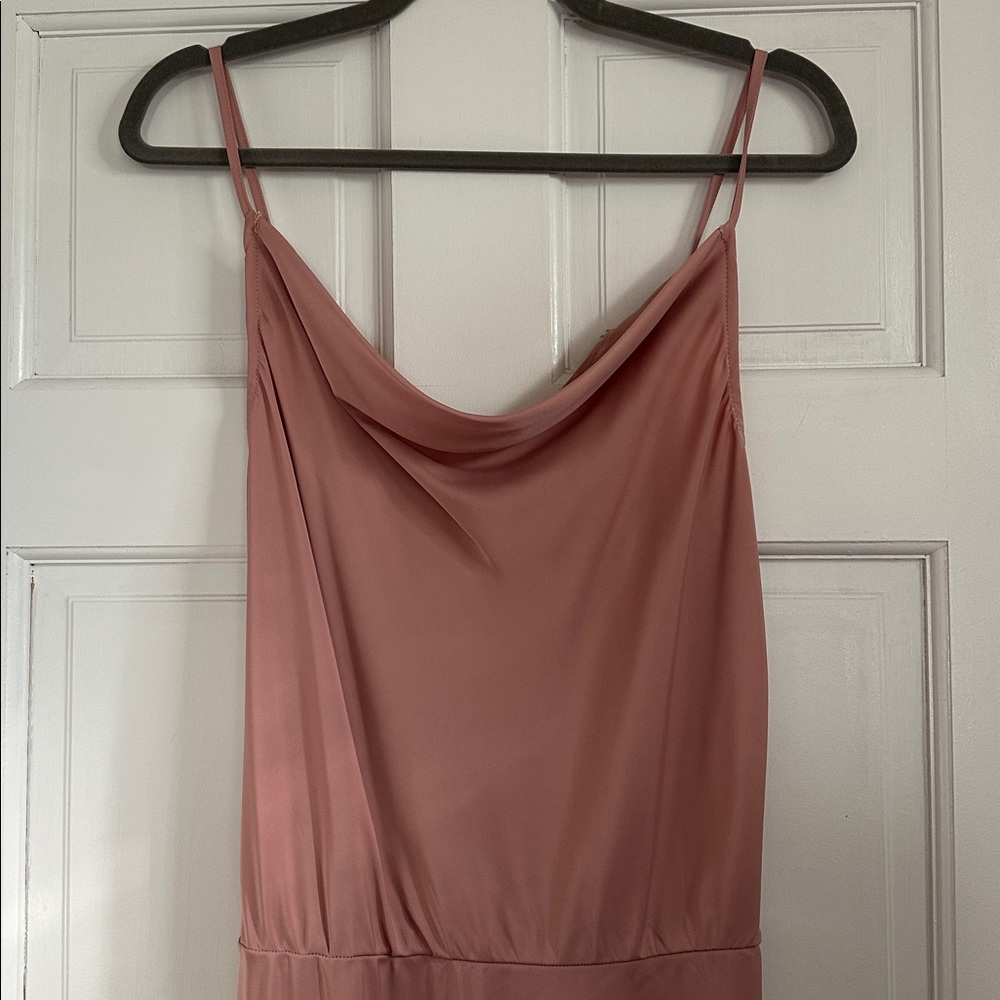 Pink Blush Slip Midi Dress size Medium - Picture 4 of 6